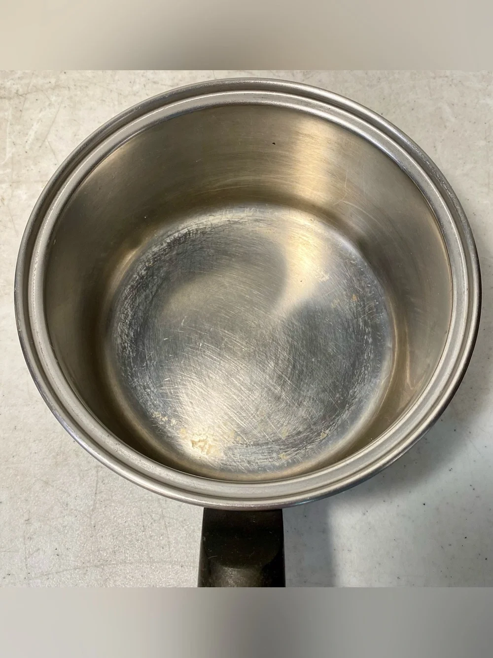 Vintage EKCO Saucepan w/ Lid Copper Botton Stainless Steel 2 Quart Made In USA